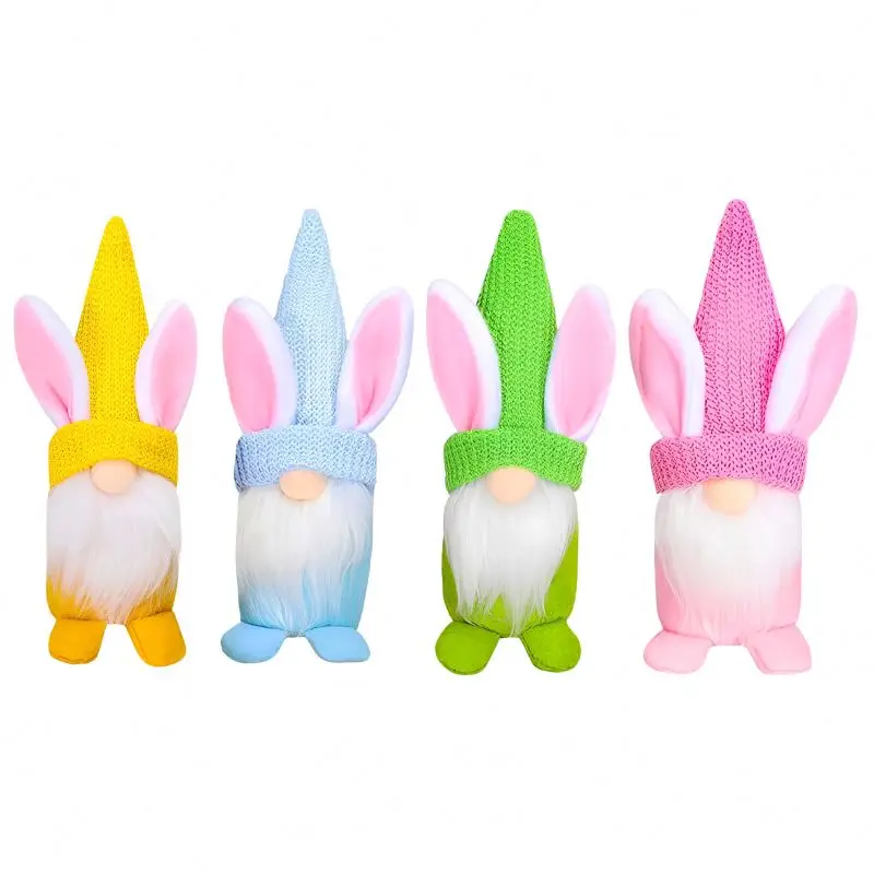 New arrivals Plush Bunny Faceless gnome dolls Easter Gift holiday Party Decorations Table Ornament Easter Rabbit Doll Gnomes