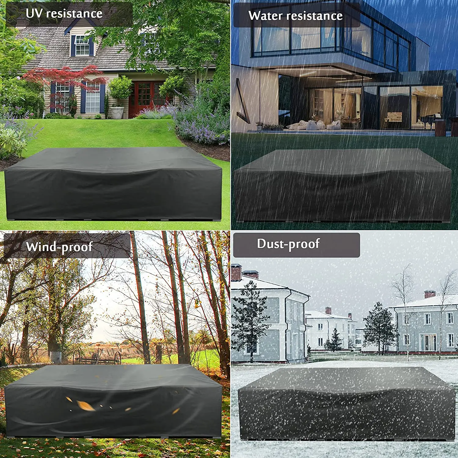 polyester material outdoor modular seating protective cover waterproof dustproof with