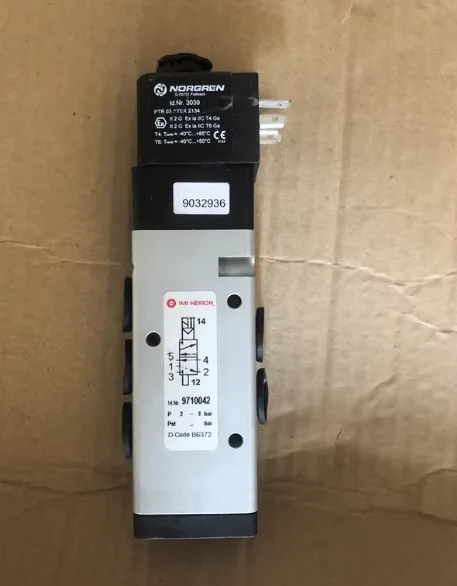 Solenoid valve Norgran 9710000 Spool valves electromagnetic actuated