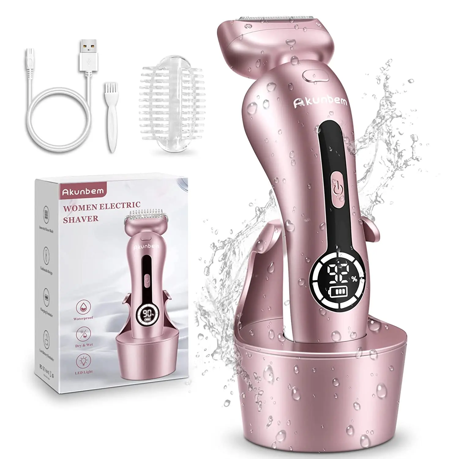 Profession Rechargeable Hair Remover Facial Trimmer Epilator For Women Ladies