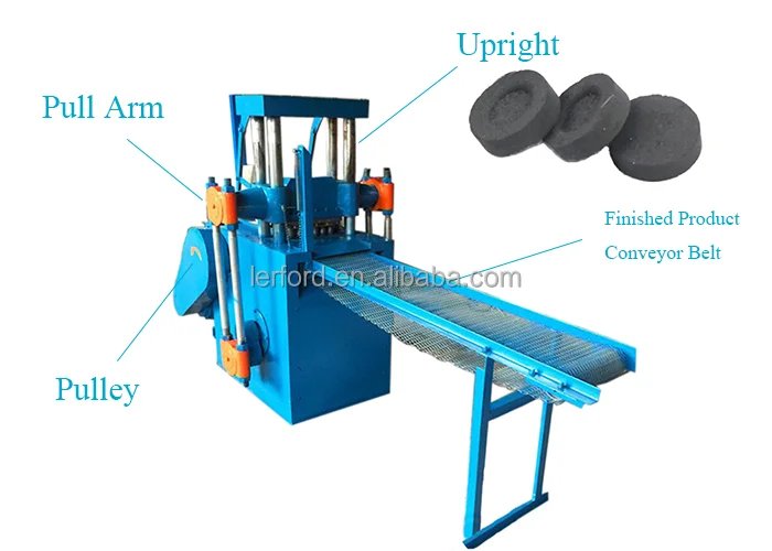 High Output Energy Saving Hookah Charcoal Making Machine Hydraulic Hookah Charcoal Machine