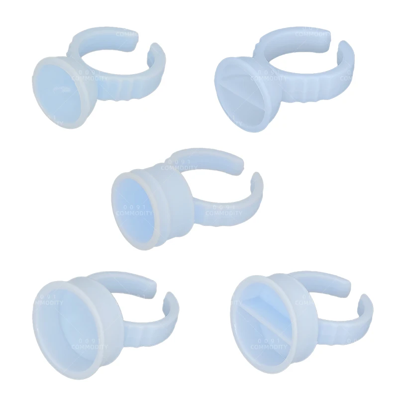 Microblading Lash Pack Tool Blooming Easy Fan Flower Shape Glue Disposable Ring Eyelash Extension Ink Ringcup Holder Cup Tattoo