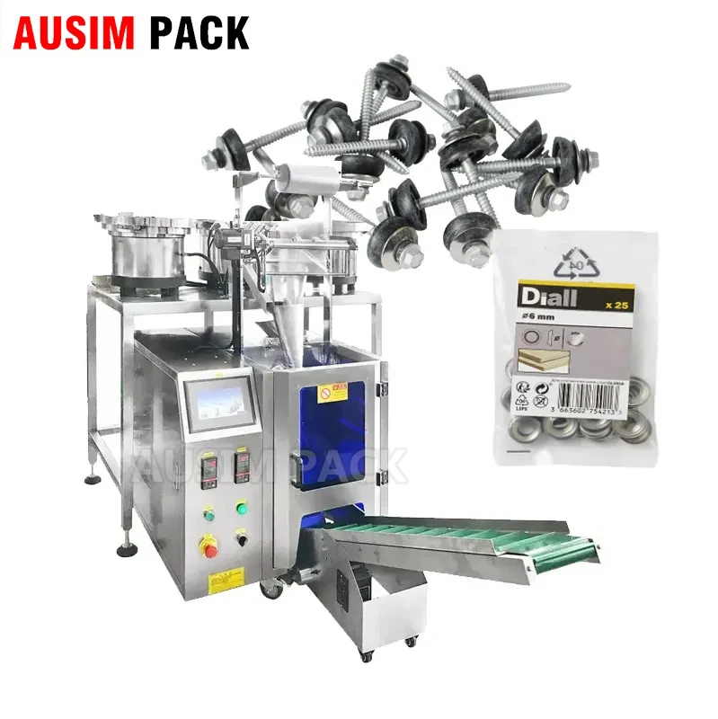 Electronic Screw Packing Machine Vibrating Feeder Packaging Machine Hardware Back Sealing Packing Machine