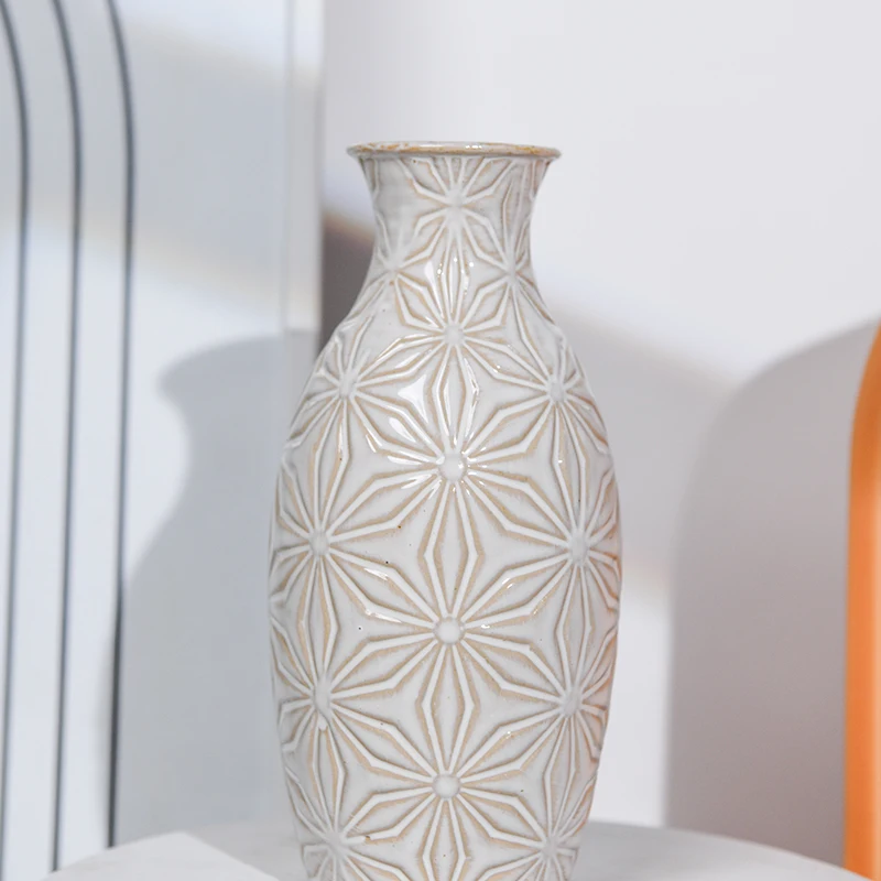 Aspire High Quality Nordic style simple design ceramic vases for home decor ceramic flower vase ceramic & porcelain vases