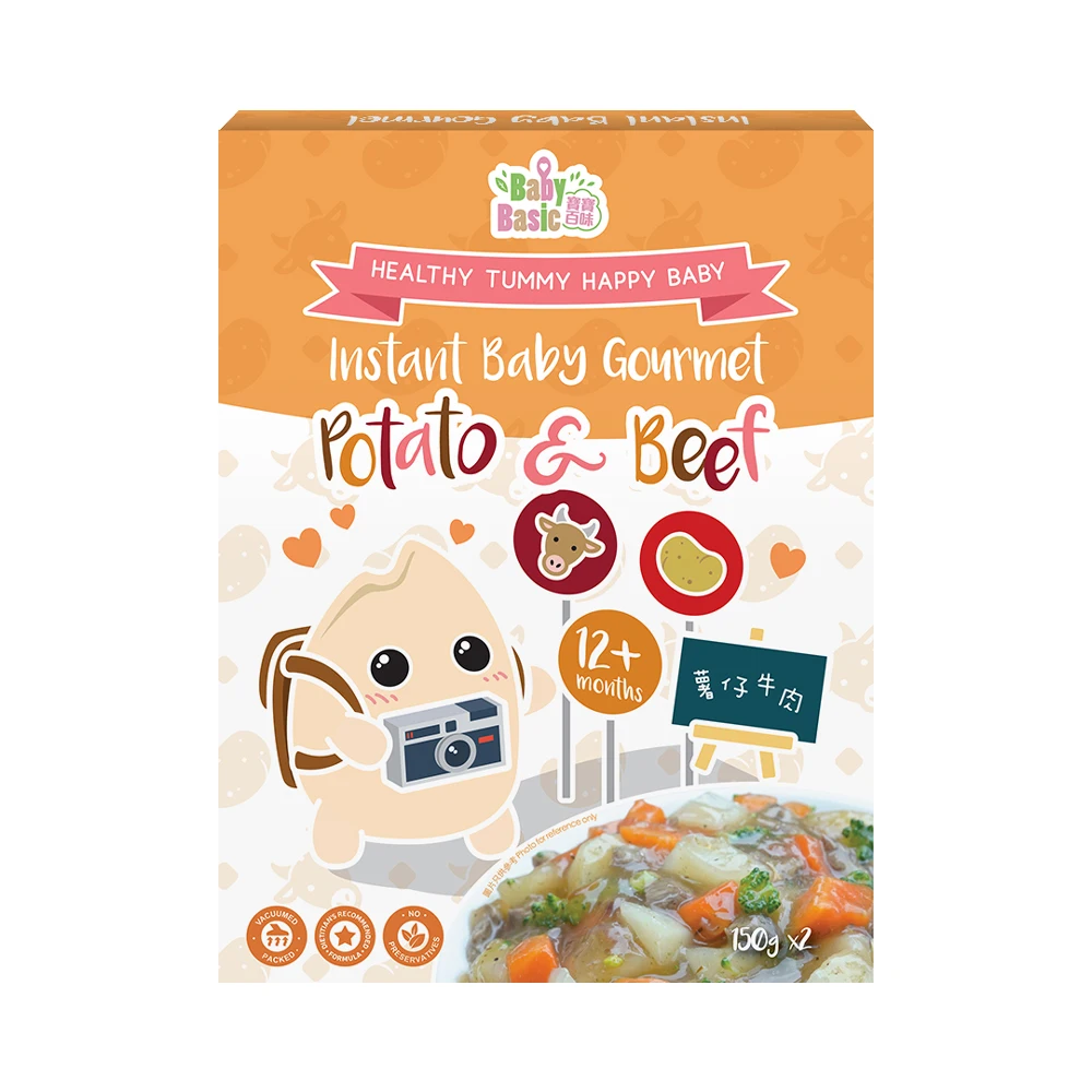 Детская простая универсальная еда для быстрого хранения, 12 м