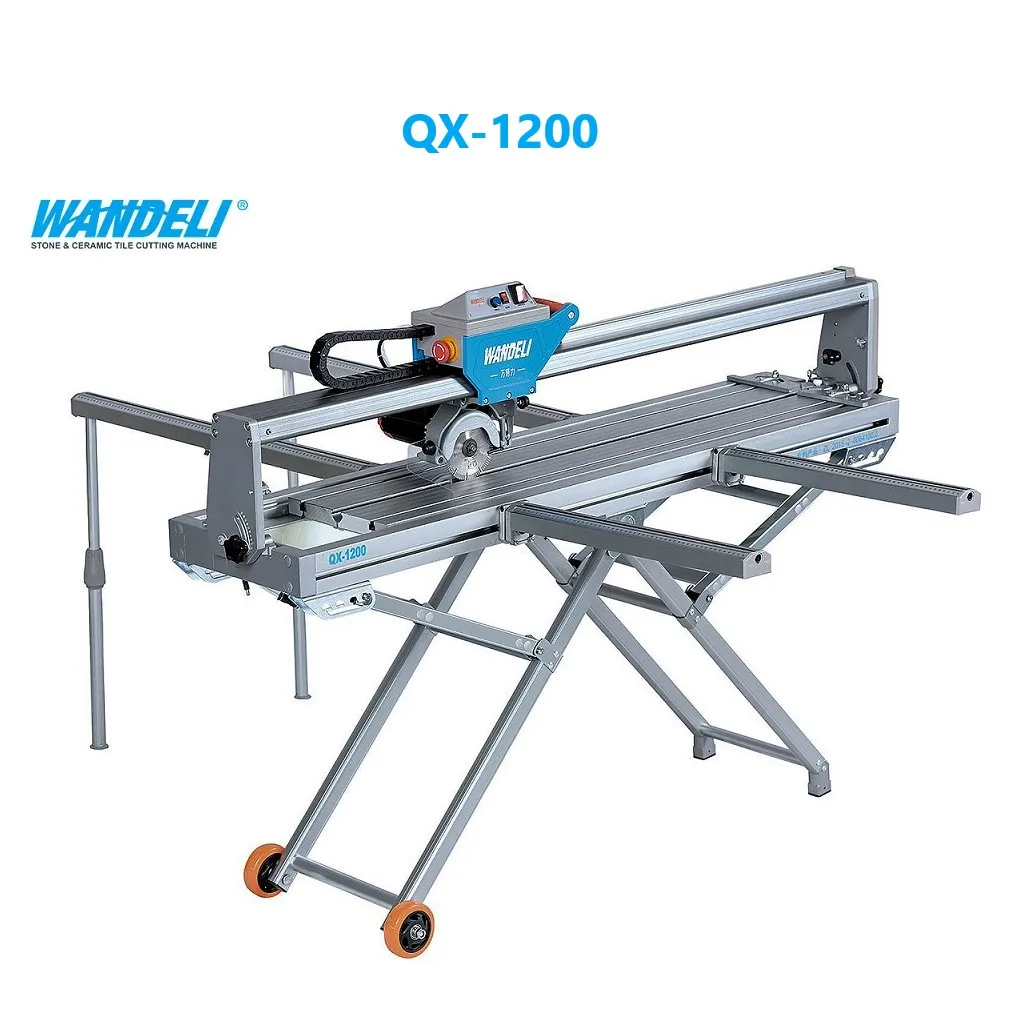 Marble Granite Tile Cutting Machine QX-1200, Portable Table Saw Wandeli Stone Granite Line Polishing Machine Granite Cnc 5 Axis