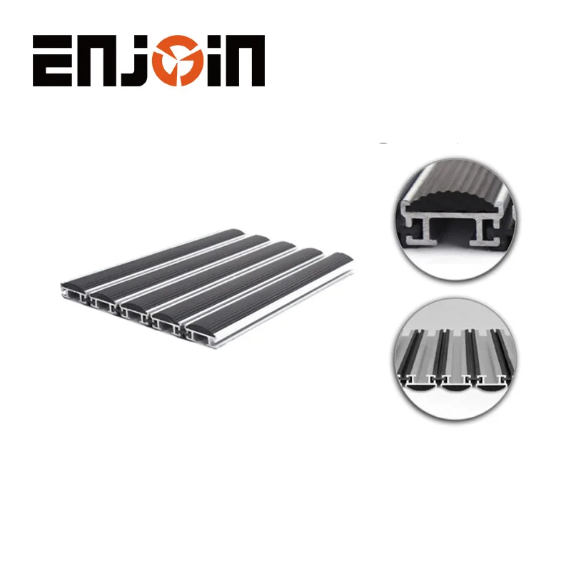 ENJOIN Aluminum Magnesium Alloy Dirt Scraped entrance mat for Office use entrance door carpet