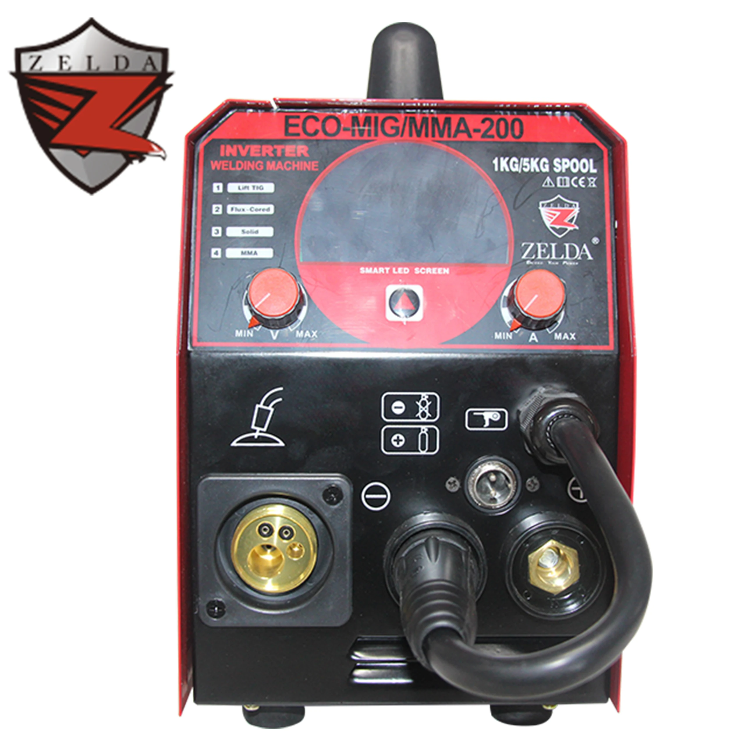 ZELDA ECO MIG MMA 200 welding machine mig 200 mig welding wire stainless steel 5kg