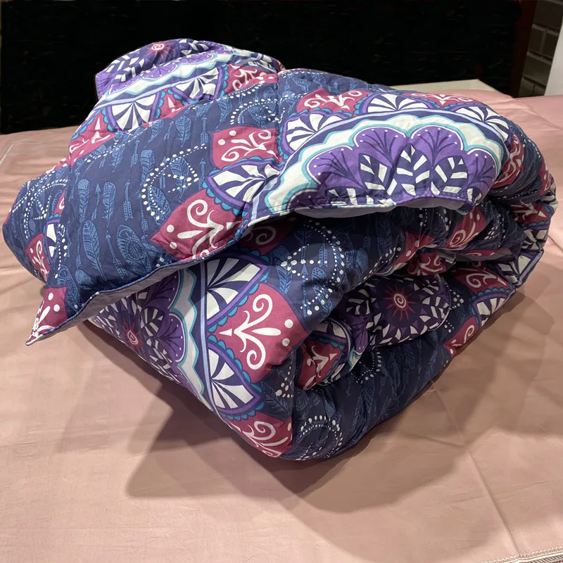 Duvet wholesale hotel white duck down feather for winter spring and autumn warm core factory direct sale down comforter