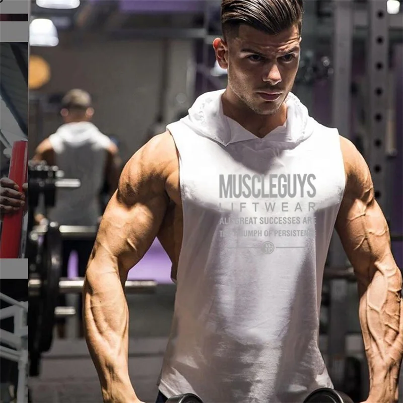 Мужская бесшовная тренировочная майка, трикотажная хлопковая спортивная толстовка, мужская майка для фитнеса и тренажерного зала, кроп-топы оверсайз, мужские майки
