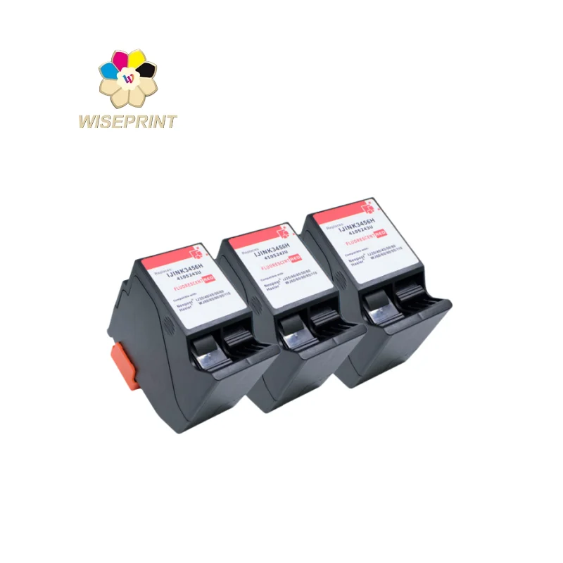 Wiseprint Compatible Neopost Ink Cartridge IJINK3 Fluorescent Red Franking Machine Ink Cartridge For Neopost IJ35 IJ40 IJ45 IJ50
