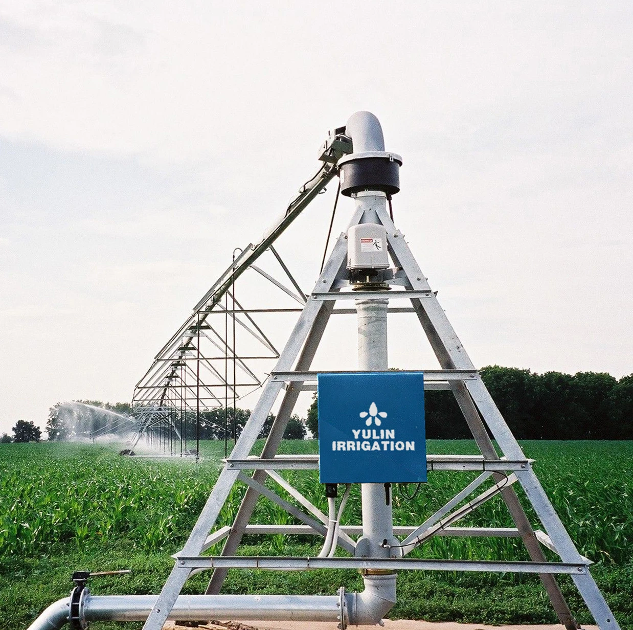Modern Best Selling Center Pivot Irrigation Sprinkler System from China Max Choice Quantity Metal Clearance Hot Training Type