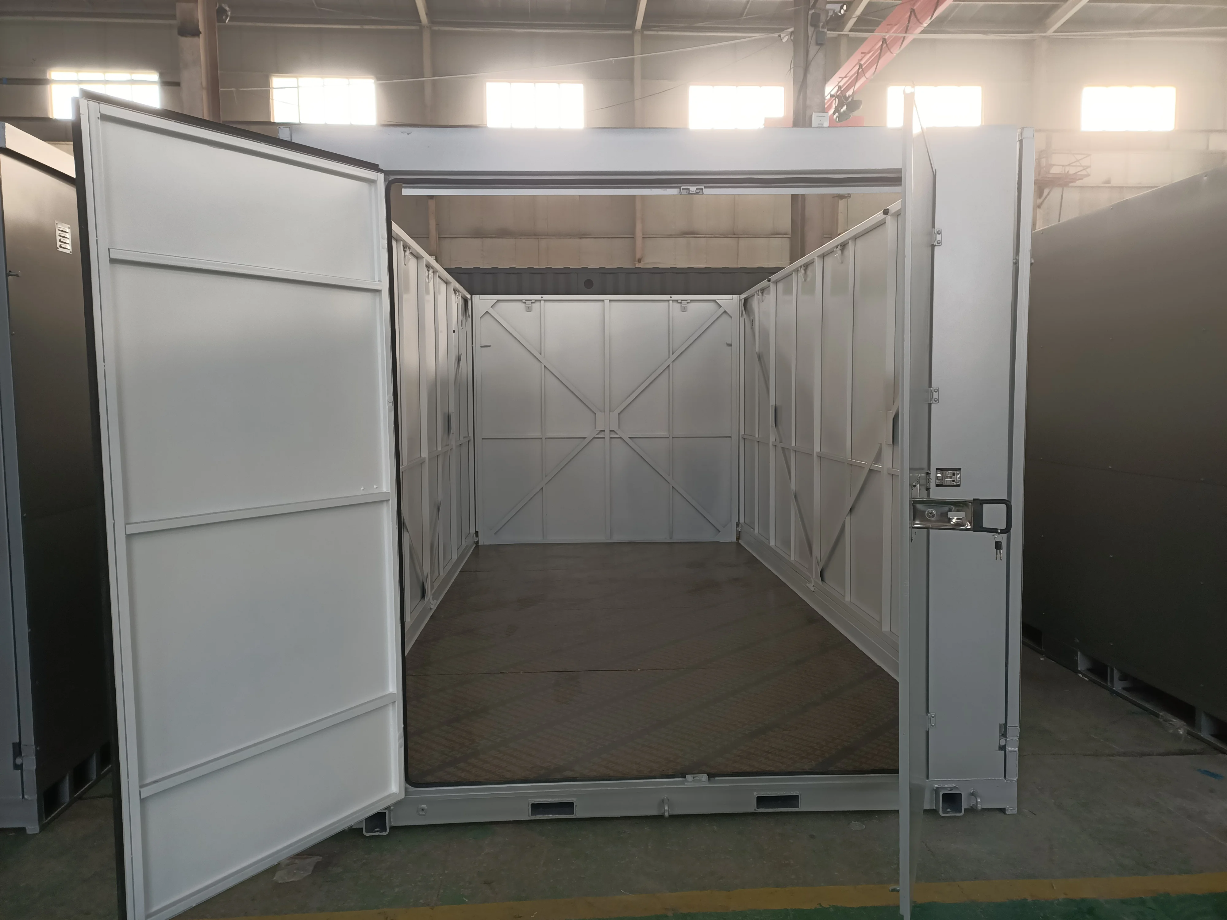 flatpack containers foldable units cabin prefab houses 9ft 19ft customized color Stackable