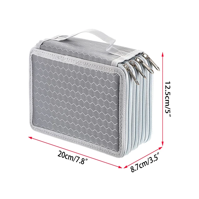 Handy Pencil Case Organizer 72 Slots Pencil Bag for Watercolor Pencil for Student
