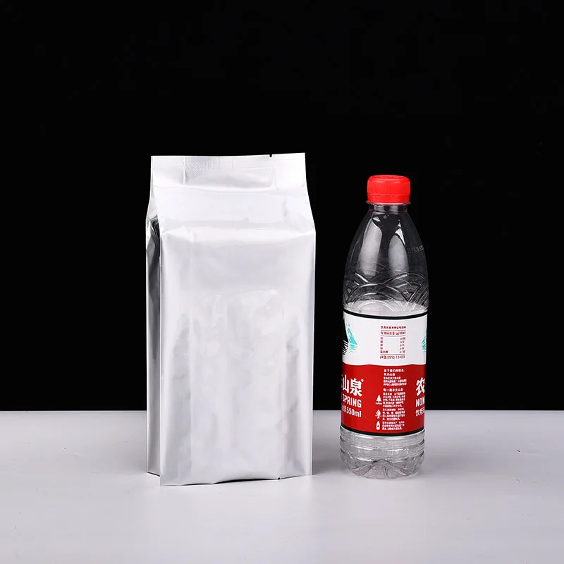 1kg 500g 250g Coffee Packaging Pouch Bags For Coffee Blue Gold White Silver Aluminium Side Gusset Kraft Paper Red Coffee Bag