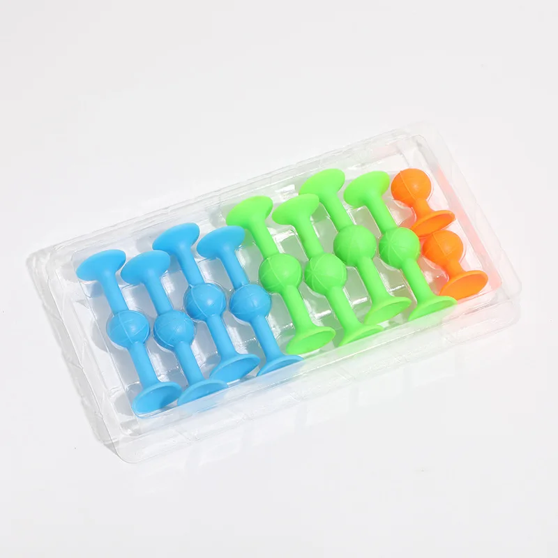 New Silicone Multi-colored Game Pop Silicone Sucker Darts Pop Throwing Darts Football Shape Sticky Suction Cup Toy Mini Darts