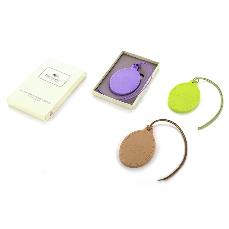 Wholesale EVA material scented cards hanging air freshener fragrance sachet card scented rubber card