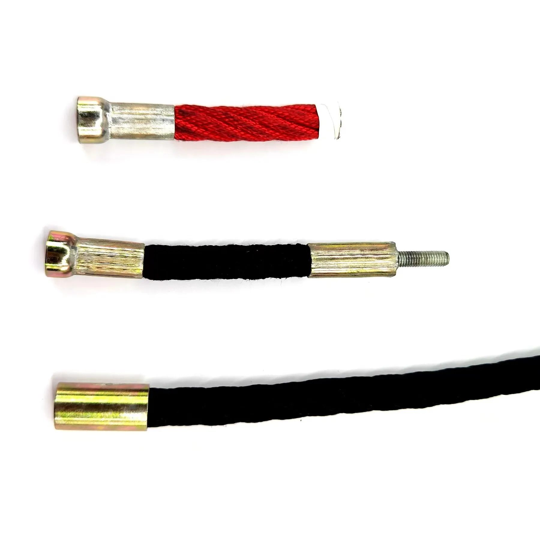 16mm 6strands PET PA PP covered braid steel wire core  combination rope for amusement park