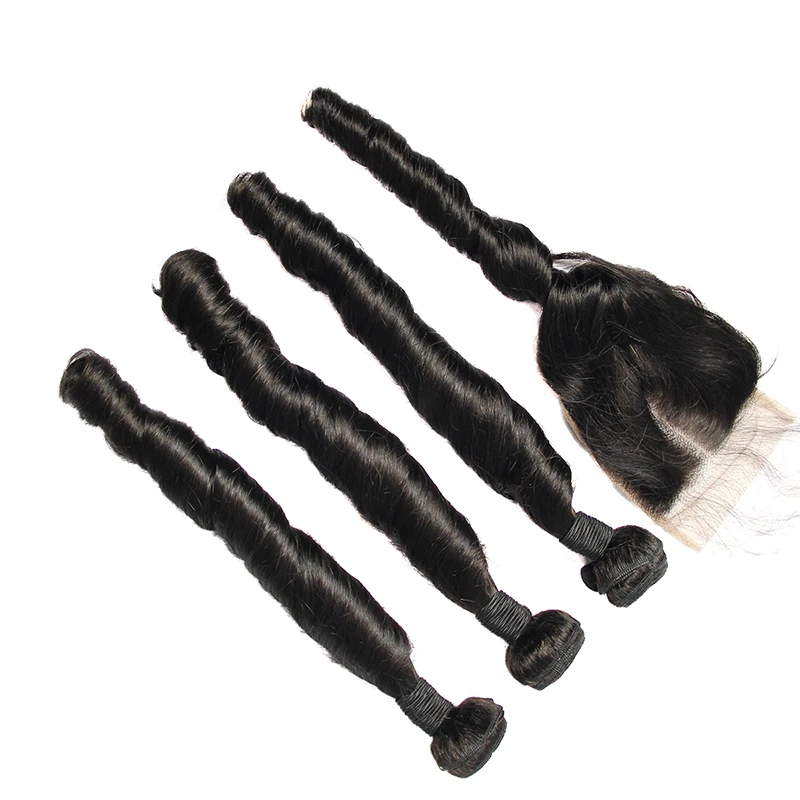 
Super soft and smooth fumi 100% human hair brazilian, unprocessed cuticle aligned virgin spring curl hair 