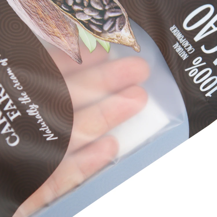 Recyclable Flat Zipper Resealable Seeds Packaging Bags Vegetable Plastic Bags With Clear Window