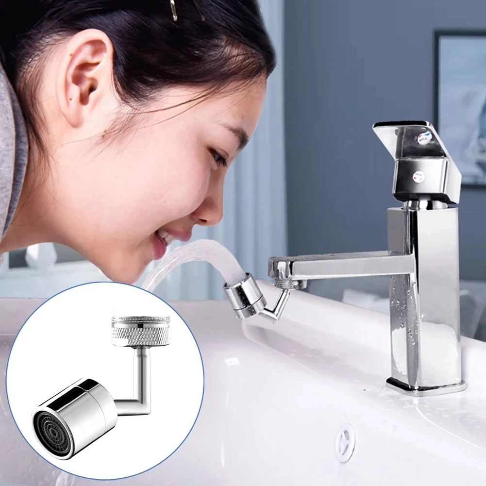 Universal Splash Faucet Spray Head 720 Degree Rotating Tap Filter Water Bubbler Faucet Aerator Kitchen Bathroom Faucet Nozzle