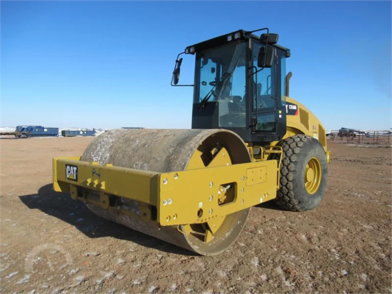 Construction Machinery Second Hand Cat  Cs-56b Compactor used 20 ton Single Drum Road Rollers for Sale