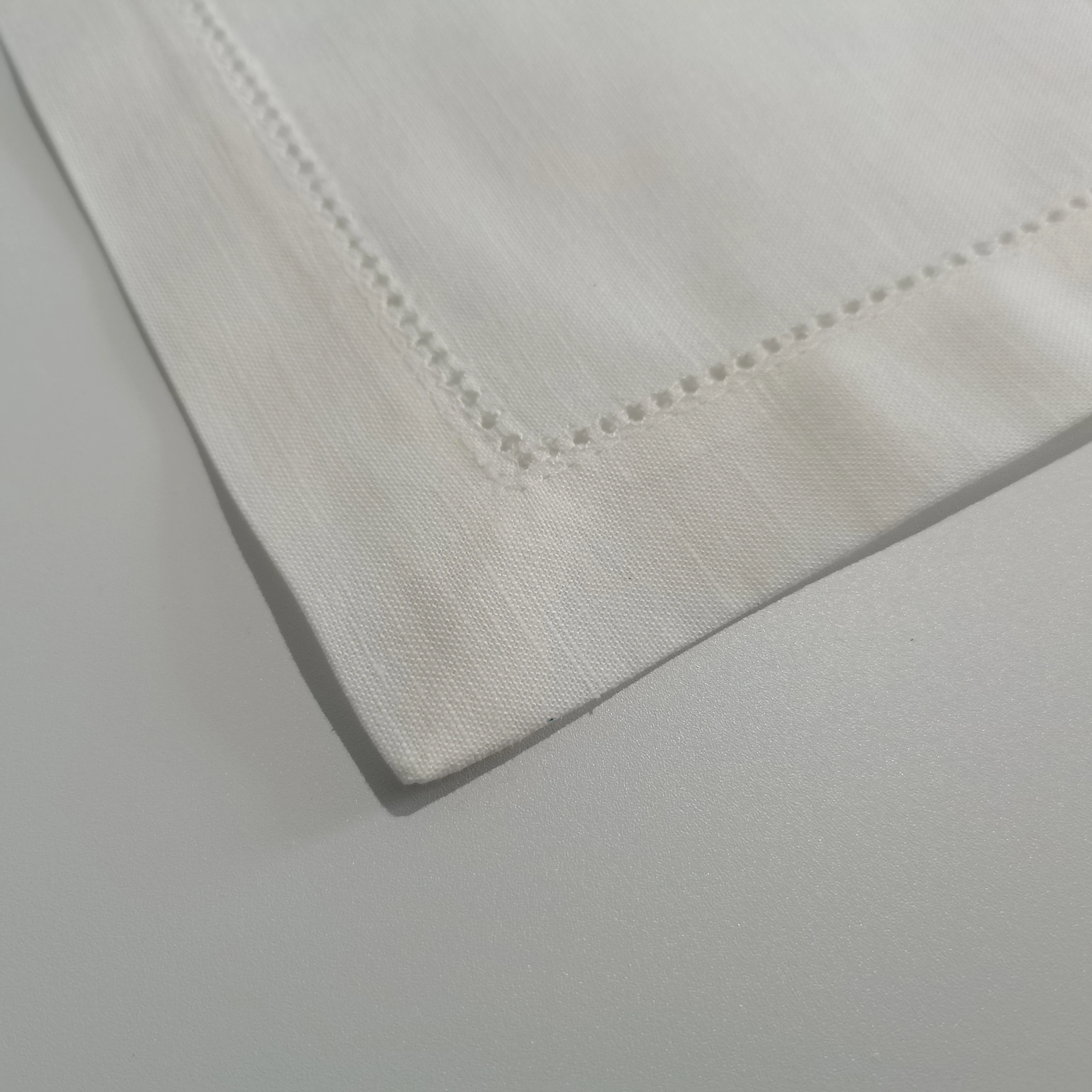 Plain Woven Cloth Table Cotton Pure Linen Embroidered Linen Cocktail Restaurant Monogram Napkins