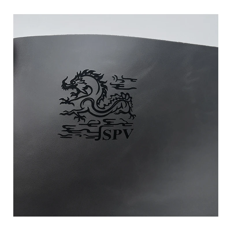 12X24 Inches 0.8mm Leather Leather Laser Laserable Leatherette For Cap Patches Without Adhesive