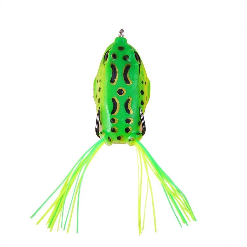 High quality 7g 10g 13g simulation egg frog soft bait with double hook