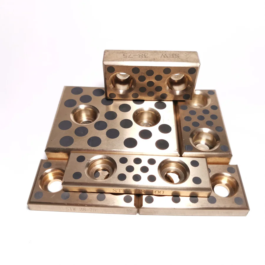 Vdi 3357 Plate Vdi 3357 Pad 2962.78. Sliding Pads Block Bronze Graphite Strip C86300 Guide Element