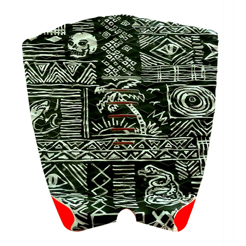 Custom Waterplay Surfing Glue Surfboard Traction Pad SUP Deck Grip Pad Surf Front EVA Foam Sheet Tail Pad for All Kinds of Board