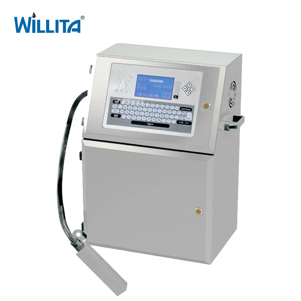 Willita Bottle Coding Machine Tube Code Printer Automatic CIJ Inkjet Ink Printer