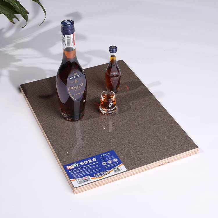 4x8 Uv High Glossy Melamine Paper Face Plywood With E0 Standard For Kitchen Cabinet