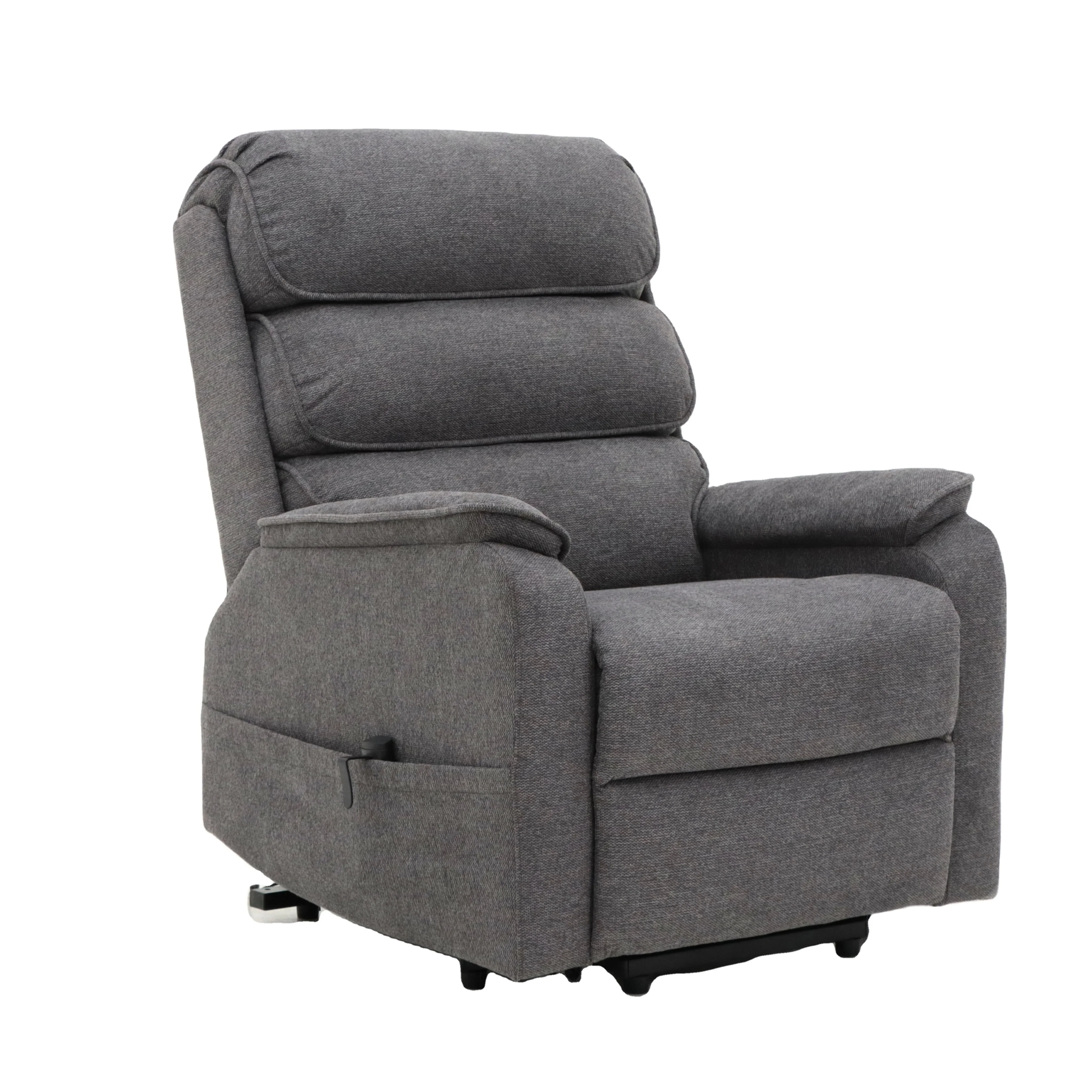 Geeksofa Lazy Boy Riser Recliner Leather Massage And Heating Electric Power Lift Chair  Microfiber Fabric Seat For Living Room