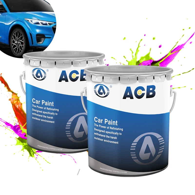ACB Car Paint Wholesale High Quality Repair Automotive Refinish 1K 2K Clear Coat Auto Car Paint
