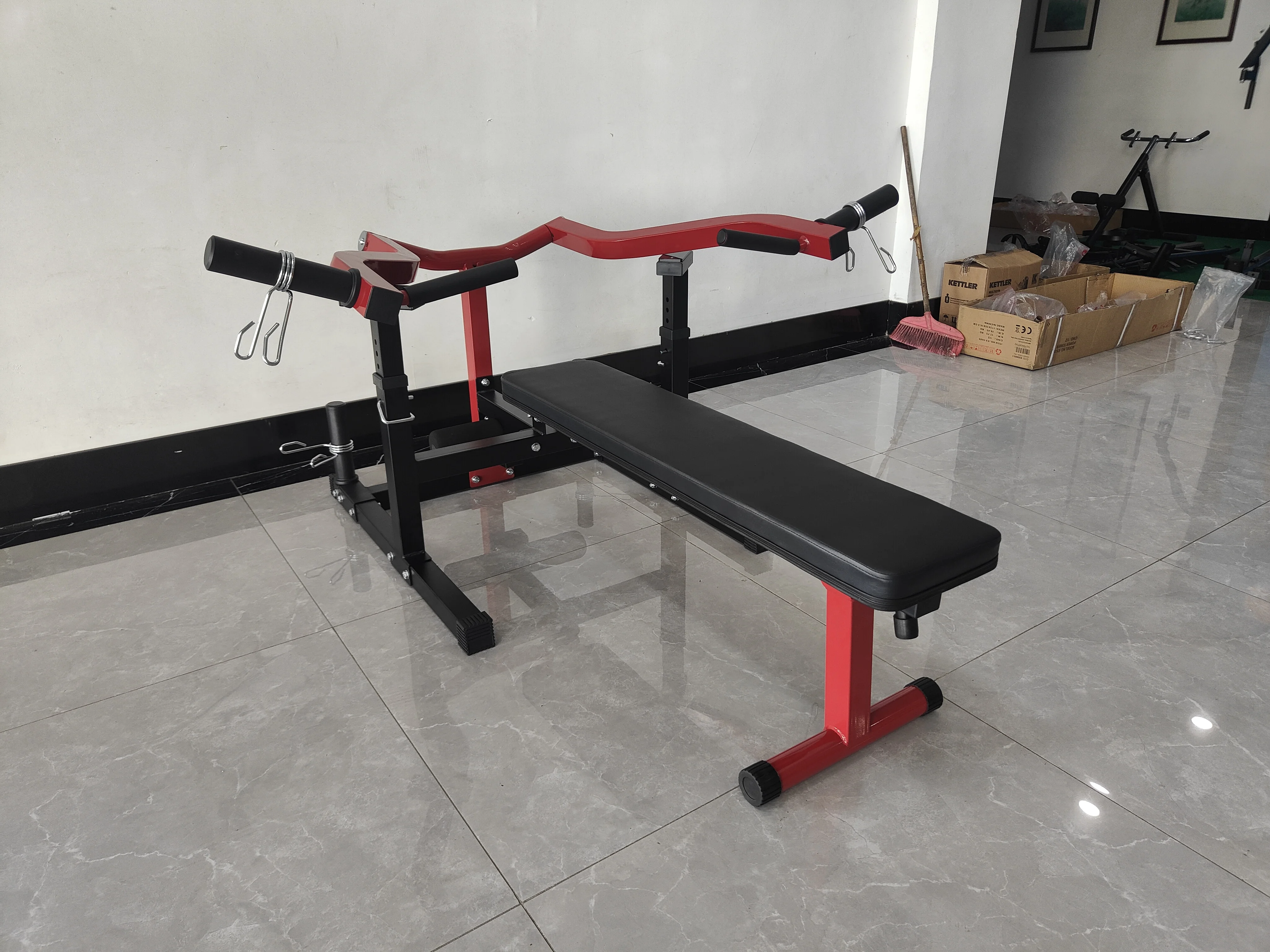 Gym Fitness Equipment High Quality Multi function Barbell Rack Weightlifting Bench Press