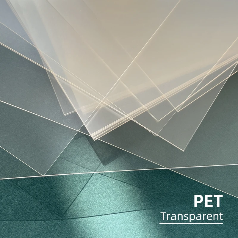 A4 250MIC PET Material 100PCS New Factory Hard Custom Size Pvc Sheets For Binding Cover