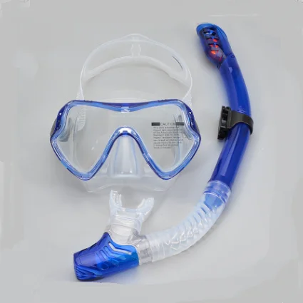 Hot Sell Water Sports Training Diving Equipment Silicone Diving Mask Snorkeling set