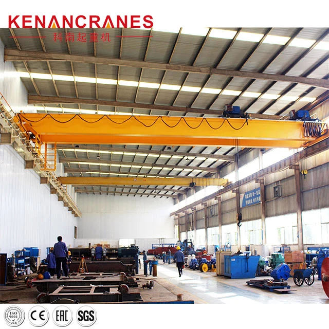 Warehouse 35 ton European double girder moving overhead crane