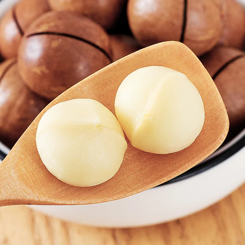 Low price healthy snacks pure natural original flavor with no added green nuts milky macadamia nuts