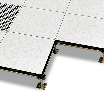 Waterproof Anti-static Server Room Steel Raised Floor Cover Pvc Anti-static Flooring Tiles
