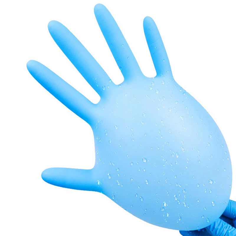Powder Free Disposable Blue Nitrile Examination Micro-Touch Medical Touchntuff Lab Gloves