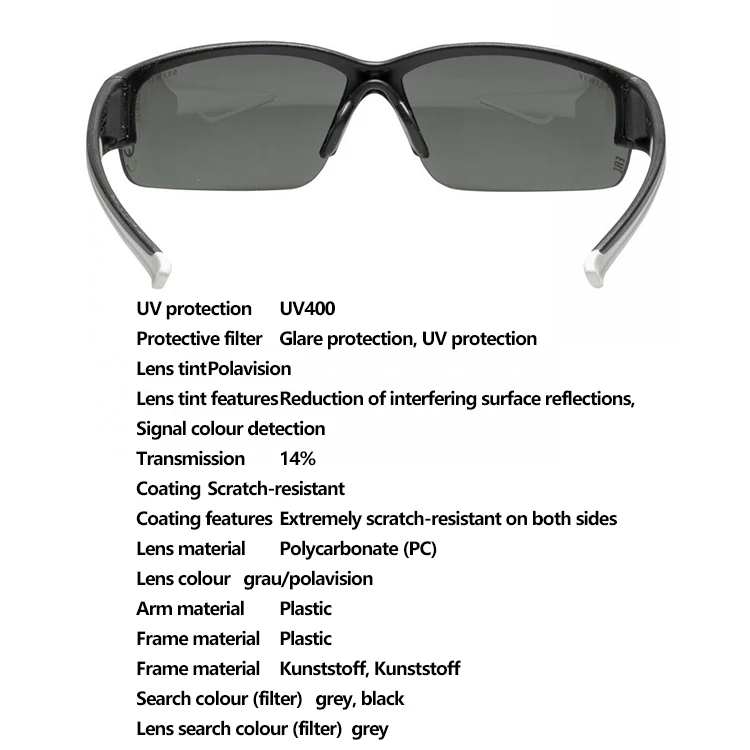 Uvex polavision 9231960 Gafas De Seguridad Industrial Scratch Resistant Protective Glasses Safety Goggles