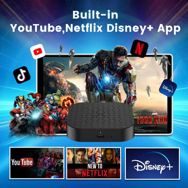 New Carplay Ai Box universal streaming box Wireless Carplay Wireless Android Auto Android 11 adapter 3 in 1 dongle carplay