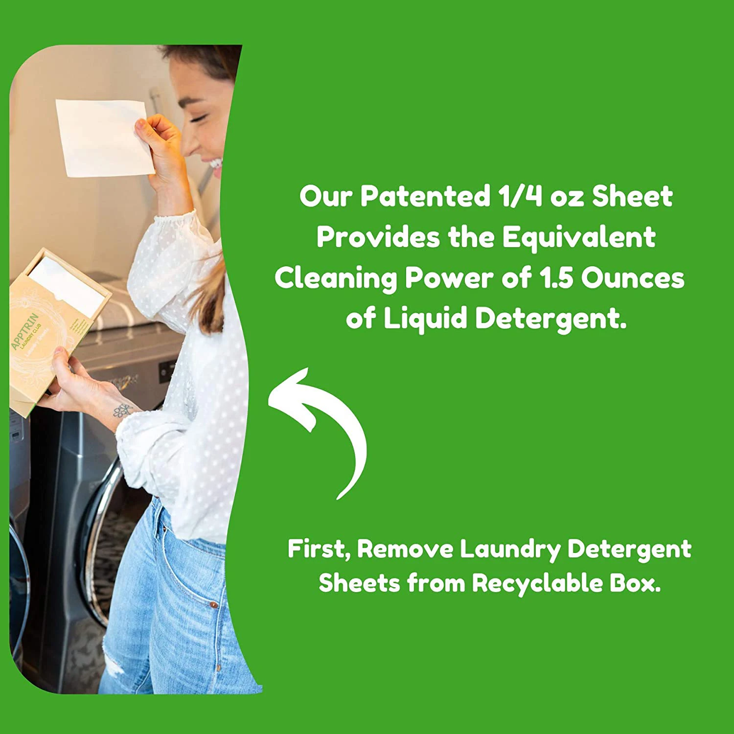 Hot Sell 50 Sheets Simple Design All In One Laundry Detergent Sheet Zero Waste Deep Cleaning Clothes Fits All Washing Machines