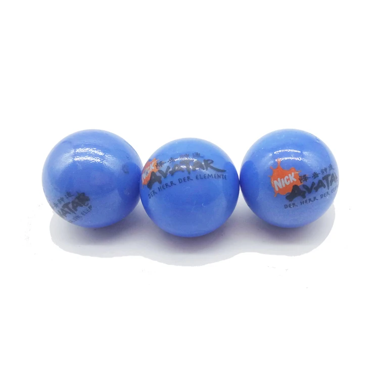Wholesale  colorful playing marble ball printed toy glass marbles for children