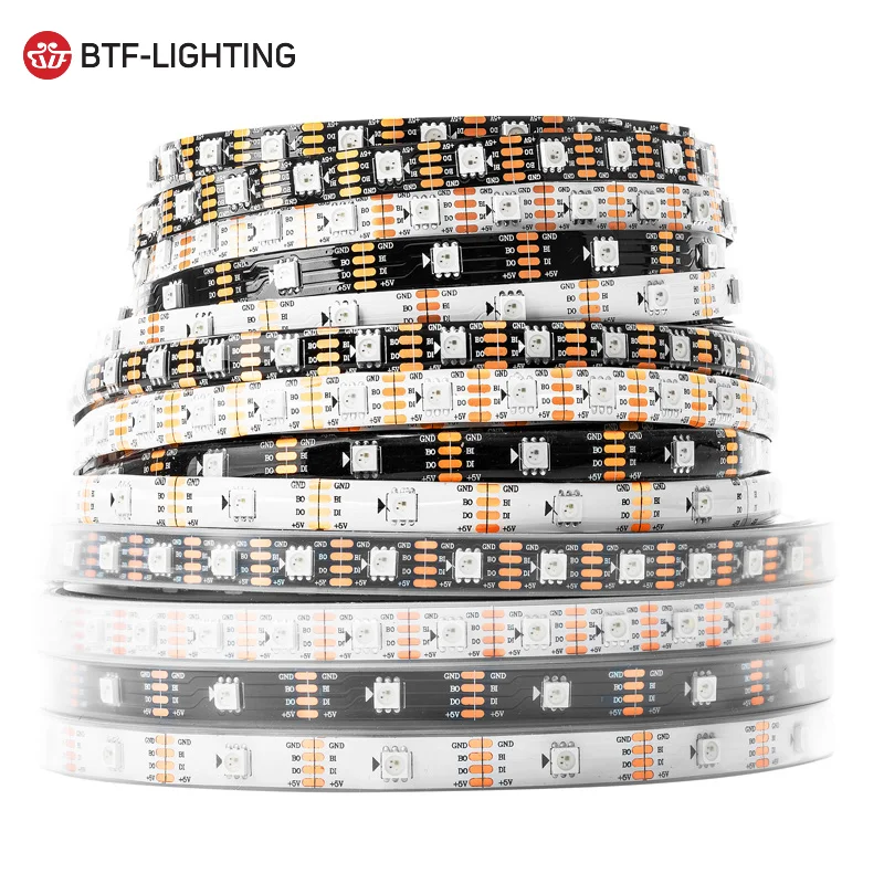 DC5V WS2813 4Pin Backup Data Wire Digital Addressable RGB Pixel Smart Led Strip Lights