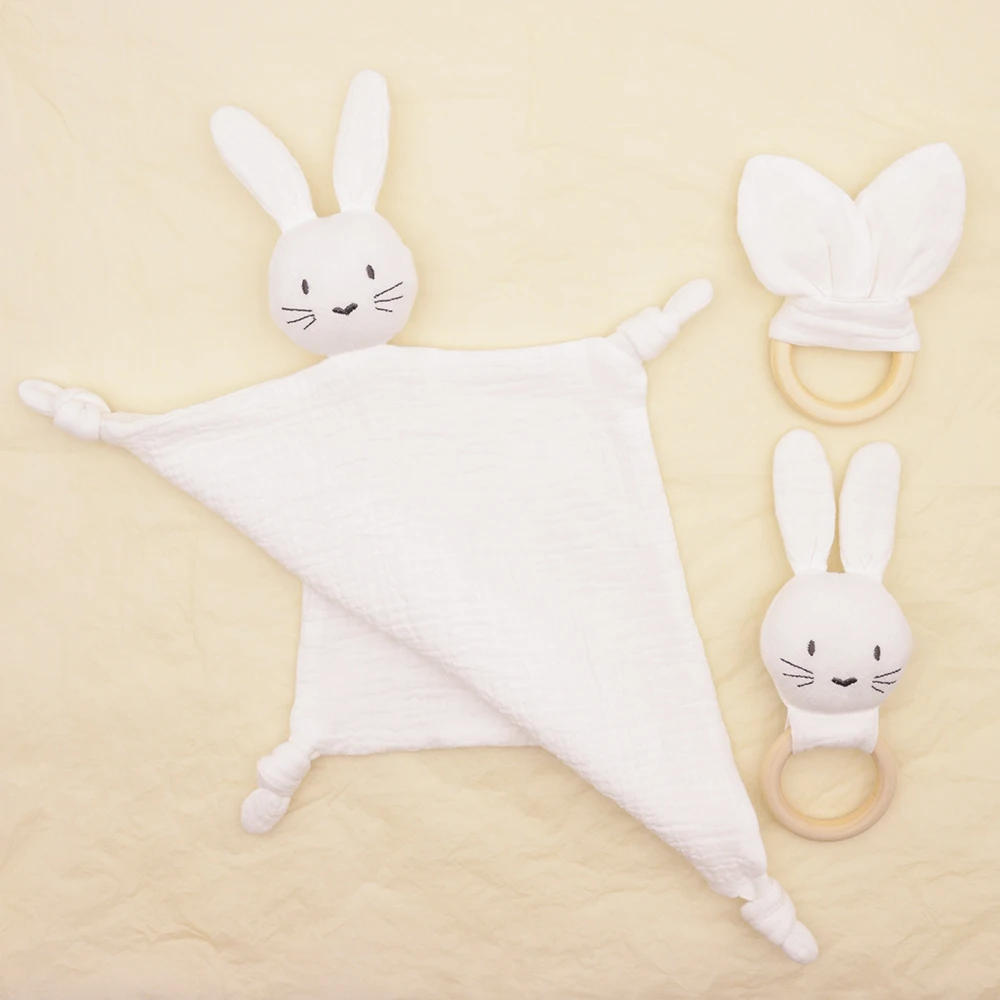 Maydow Factory Price Christmas Gift Muslin soft Cotton Comforter Baby Security Blanket dragon dinosaur stuffed toys For Kids