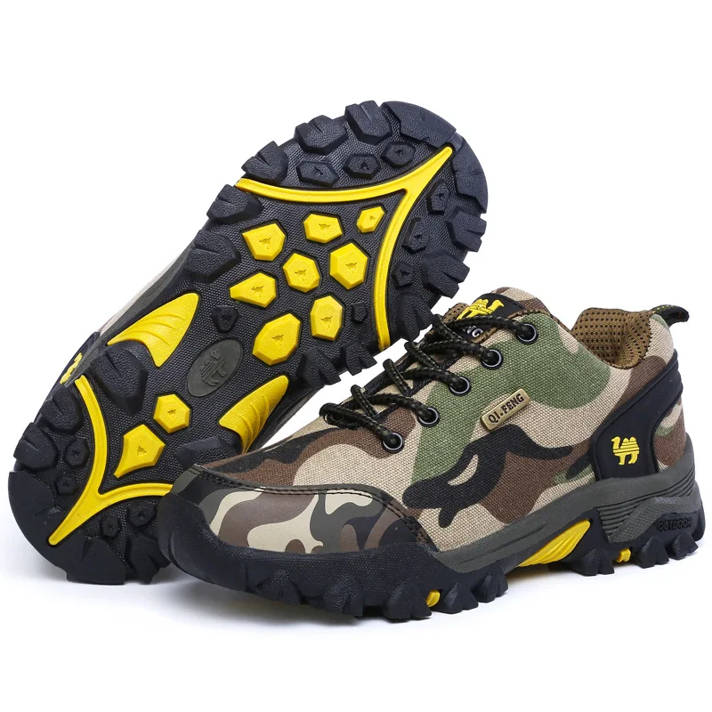 News fashion casual design outdoor men woman military hiking shoes