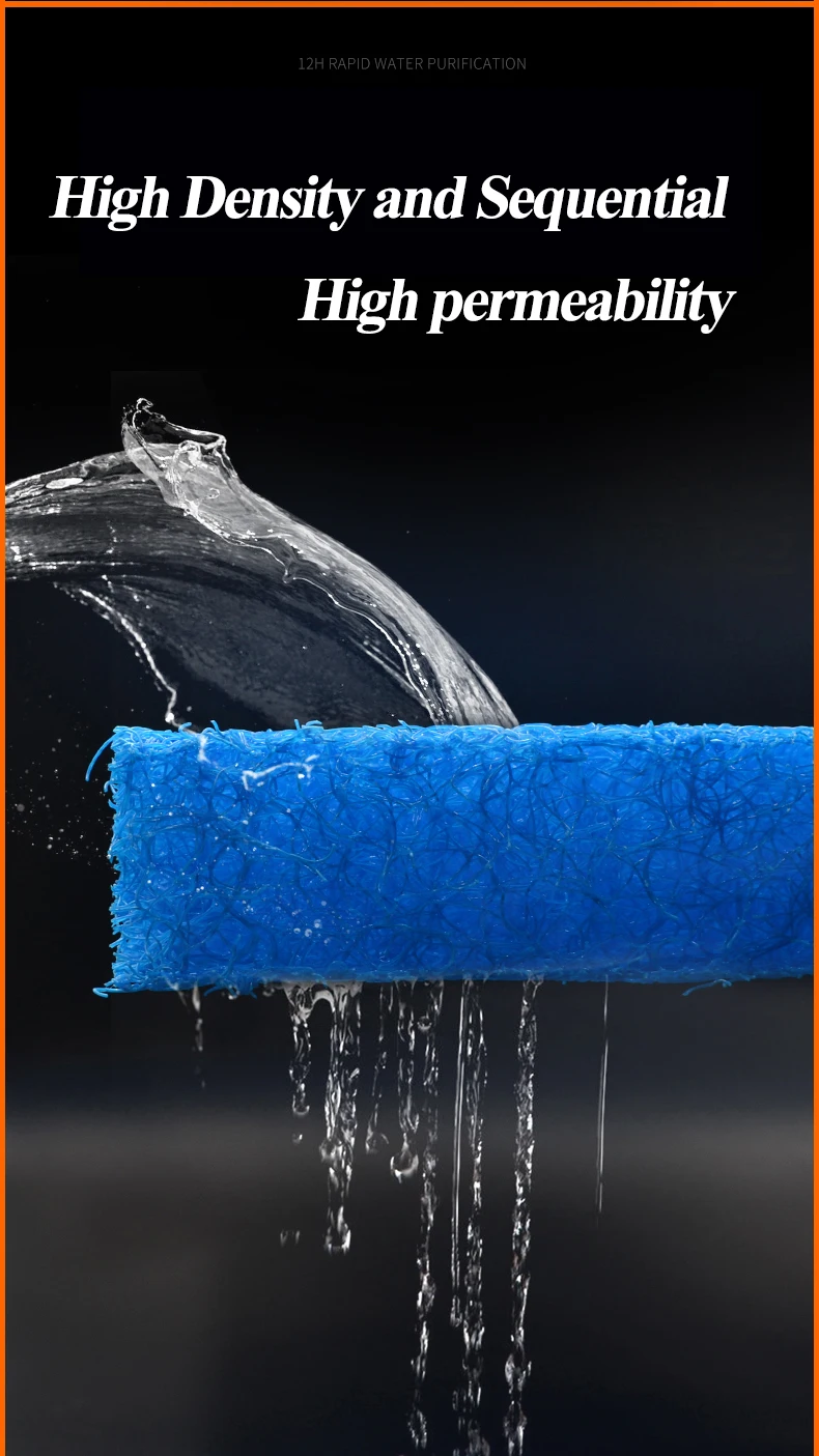 Economical Recycled filtration media Japanese filter mat for koi pond